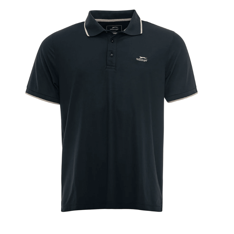 Polo Slazenger Court Noir Panthère - Esprit Padel Shop