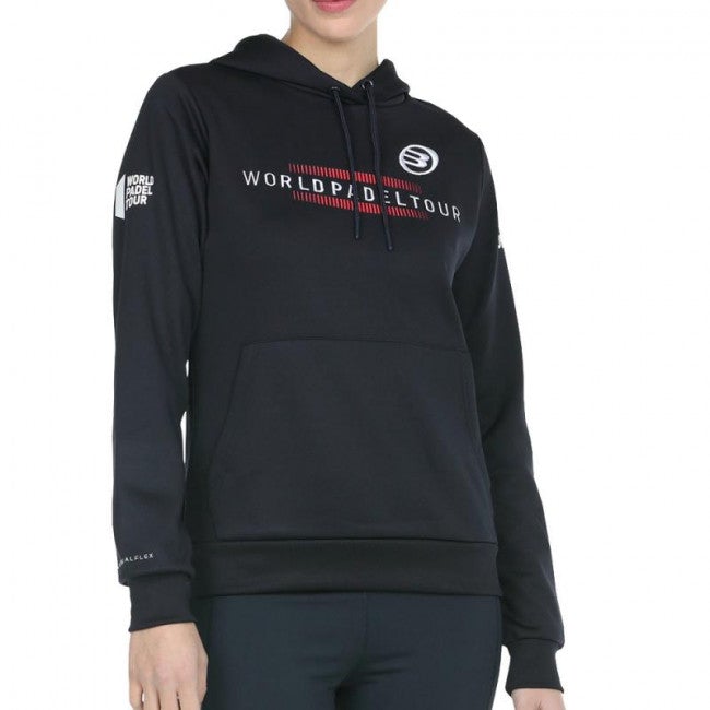 sweat à capuche de padel bullpadel renieba bleu world padel tour