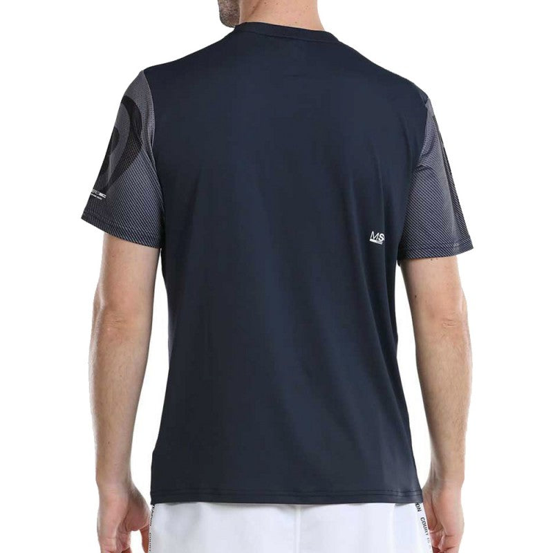 T-shirt Bullpadel Nauru Gris dos - Esprit Padel Shop
