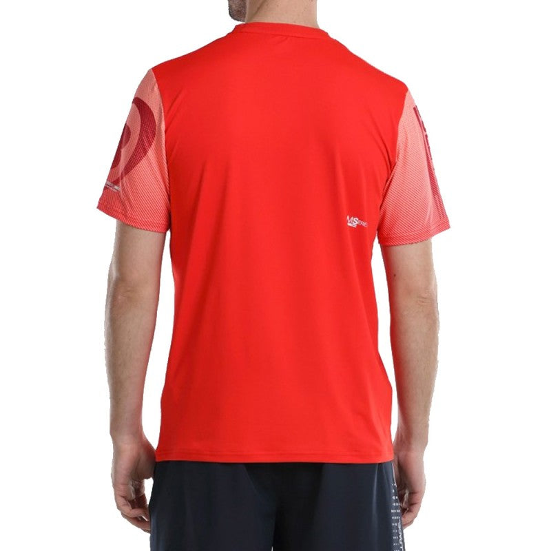 T-shirt Bullapdel Nauru Rouge dos - Esprit Padel Shop