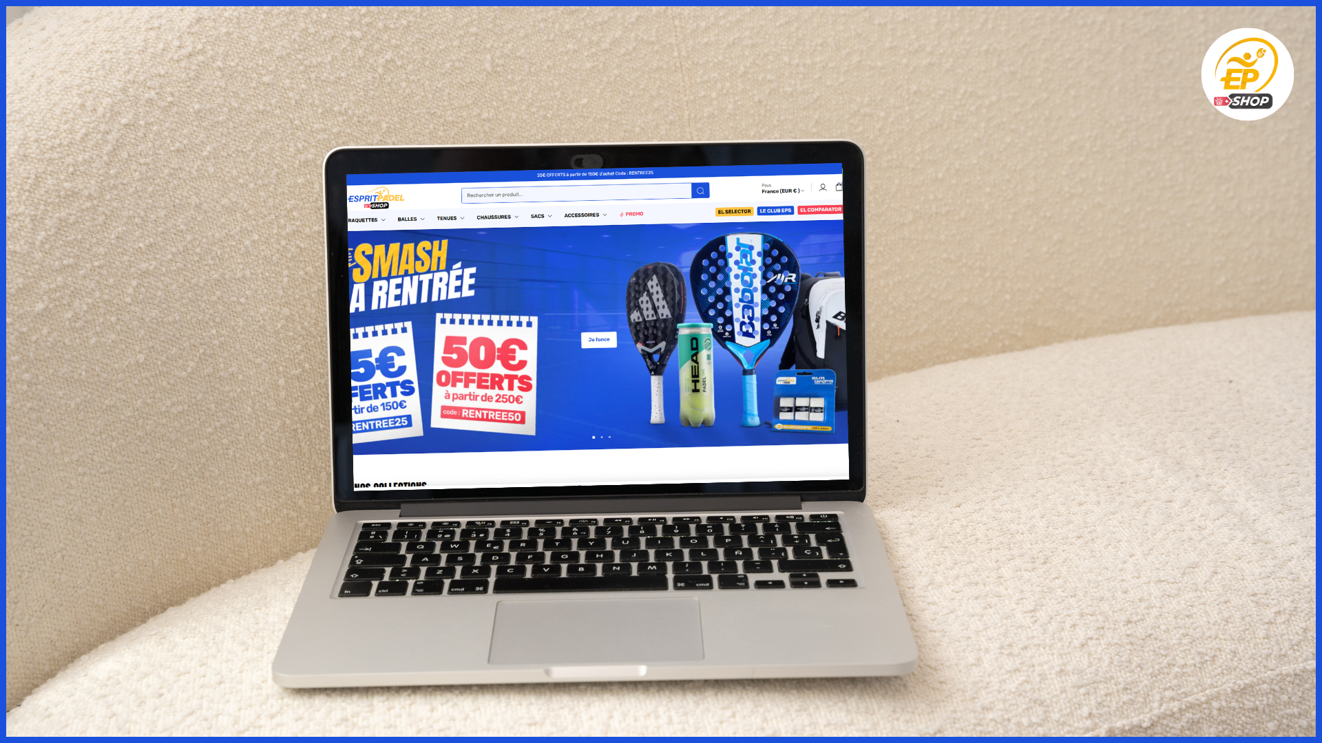 Le nouveau site Esprit Padel Shop est enfin là !