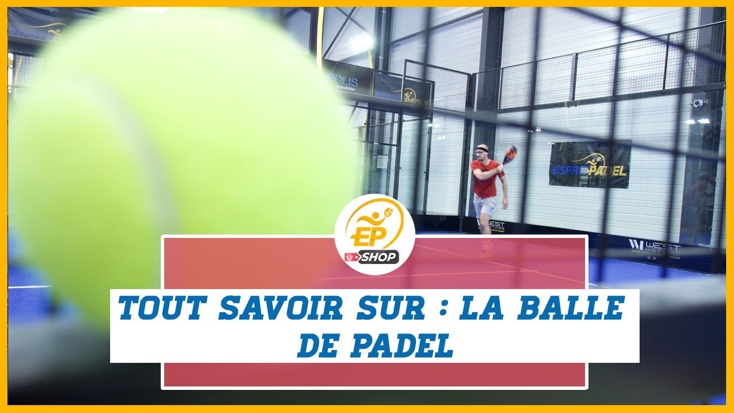 article sur tout savoir sur la balle de padel 