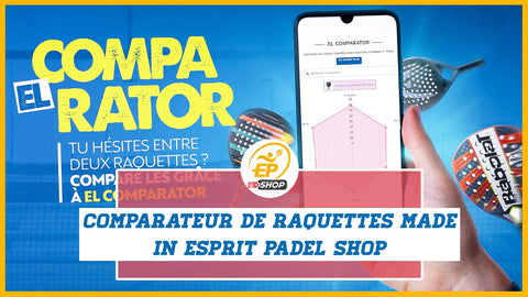 El Comparator: the new racket comparator made in Padel Shop spirit