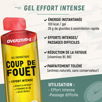 Gel énergétique Overstim Coup de fouet Cola - Esprit Padel Shop