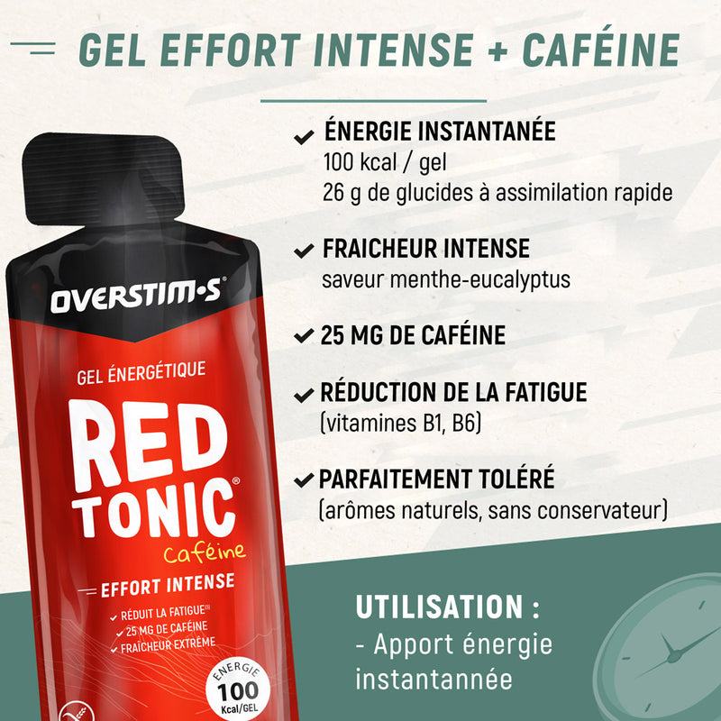 Gel énergétique Red Tonic Menthe Eucalyptus - Esprit Padel Shop