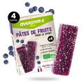 Pâte de fruits BIO Overstim.s Myrtille x4