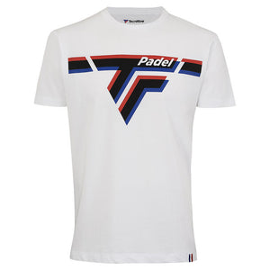 T-shirt Tecnifibre Padel Coton Tee Blanc - Esprit Padel Shop