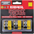 Karakal Point 75 Air Yellow x3 overgrips