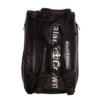 Sac de padel Black Crown Ultimate Pro 2.0 noir Dessus - Esprit Padel Shop