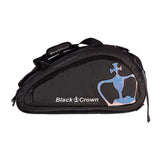 Sac de padel Black Crown Ultimate Pro 2.0 noir cote - Esprit Padel Shop