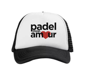 Casquette Padel Mon Amour Noir/Blanc