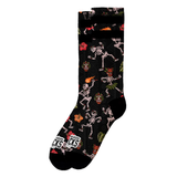 Chaussettes american socks dancing skeletons paire - esprit Padel Shop