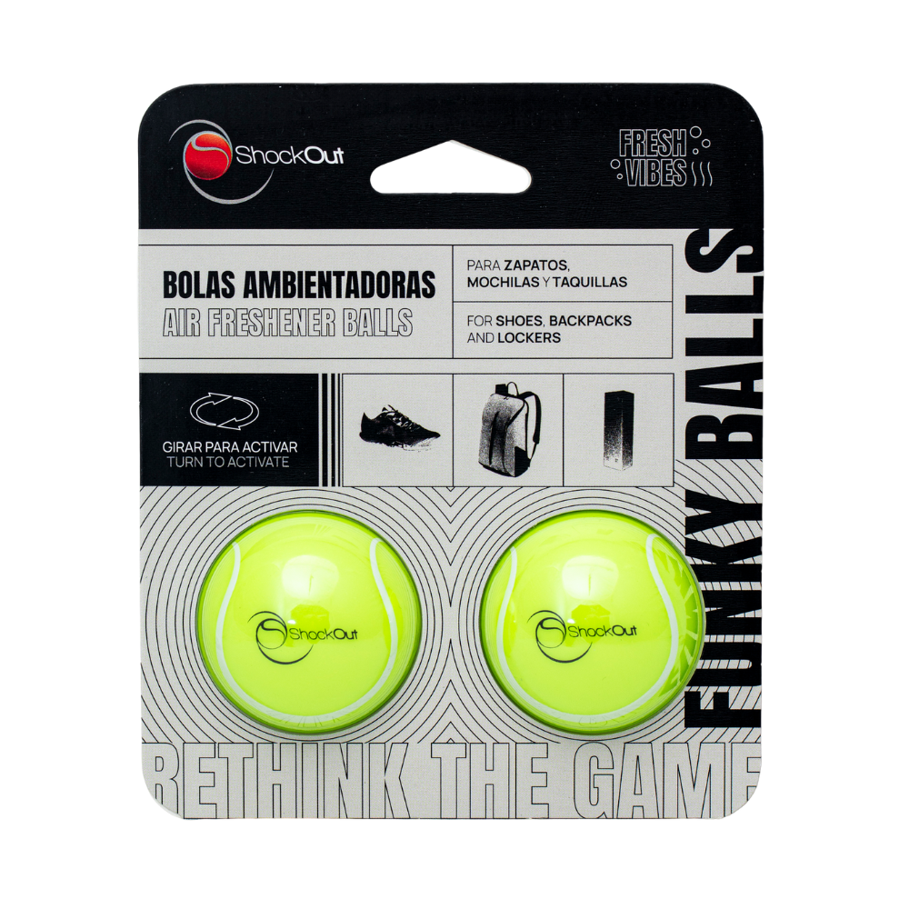 Bolas desodorizantes Shockout Funky Balls - Esprit Padel Shop