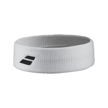 Bandeau Babolat Logo Headband Blanc 2024 - Esprit Padel Shop