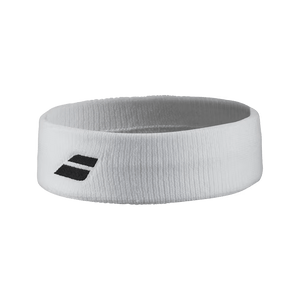 Bandeau Babolat Logo Headband Blanc 2024 - Esprit Padel Shop