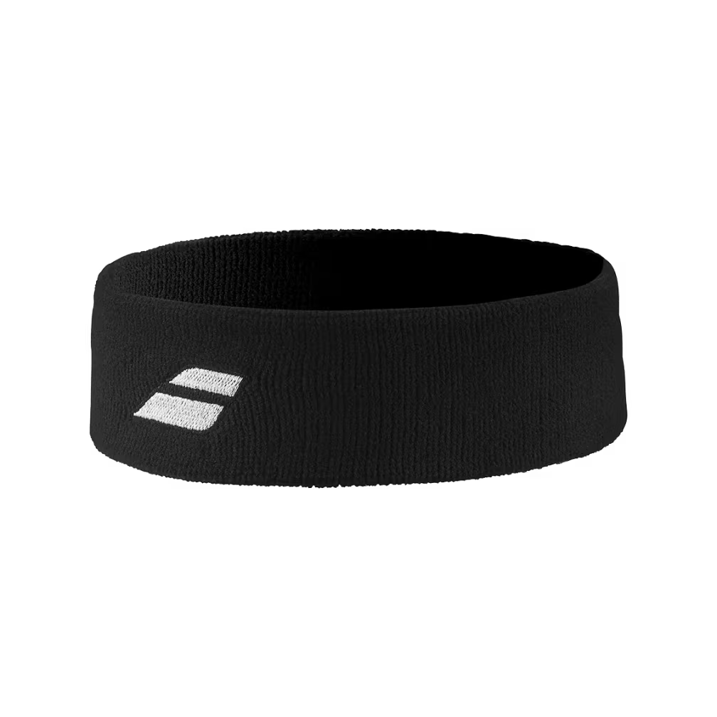 Bandeau Babolat Logo Headband Noir 2024 - Esprit Padel Shop