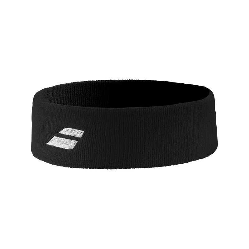Bandeau Babolat Logo Headband Noir 2024 - Esprit Padel Shop