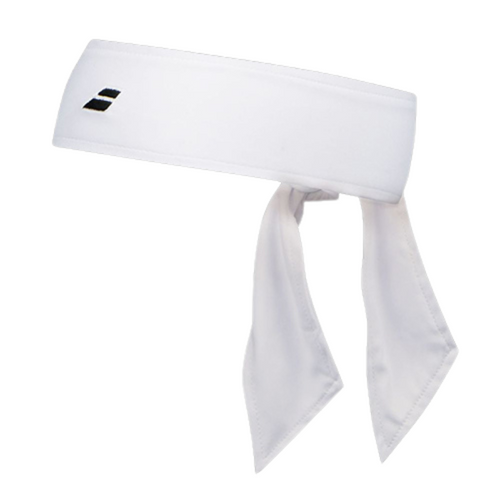 Bandeau Babolat Tie Headband Blanc 2024 - Esprit Padel Shop