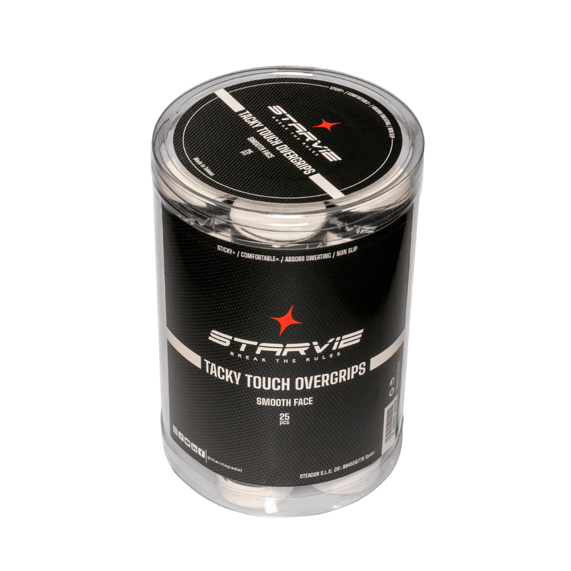 Boîte de 25 Surgrips Starvie Tracky Touch Blanc - Esprit Padel Shop