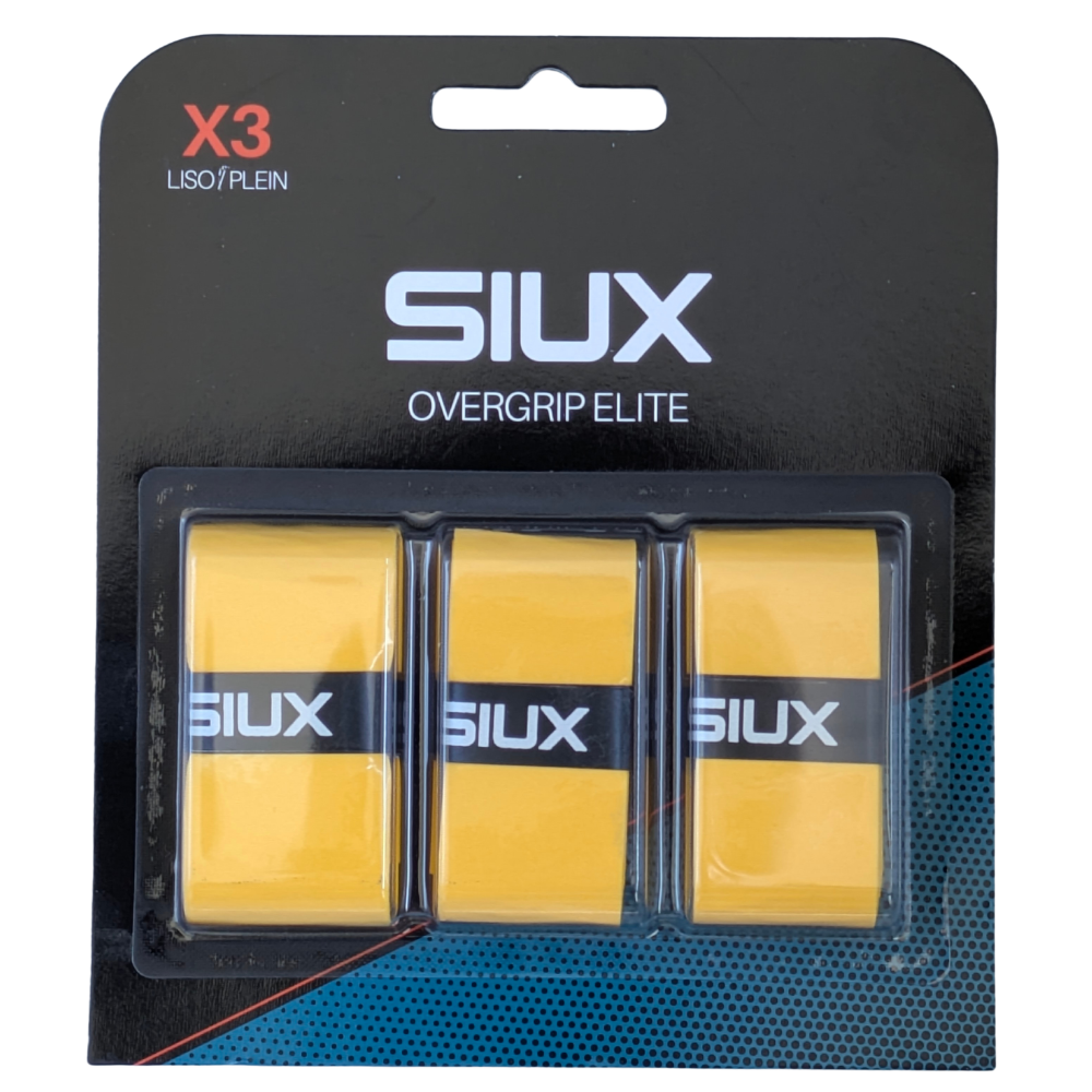 Siux Elite Yellow overgrips x3 - Esprit Padel Shop