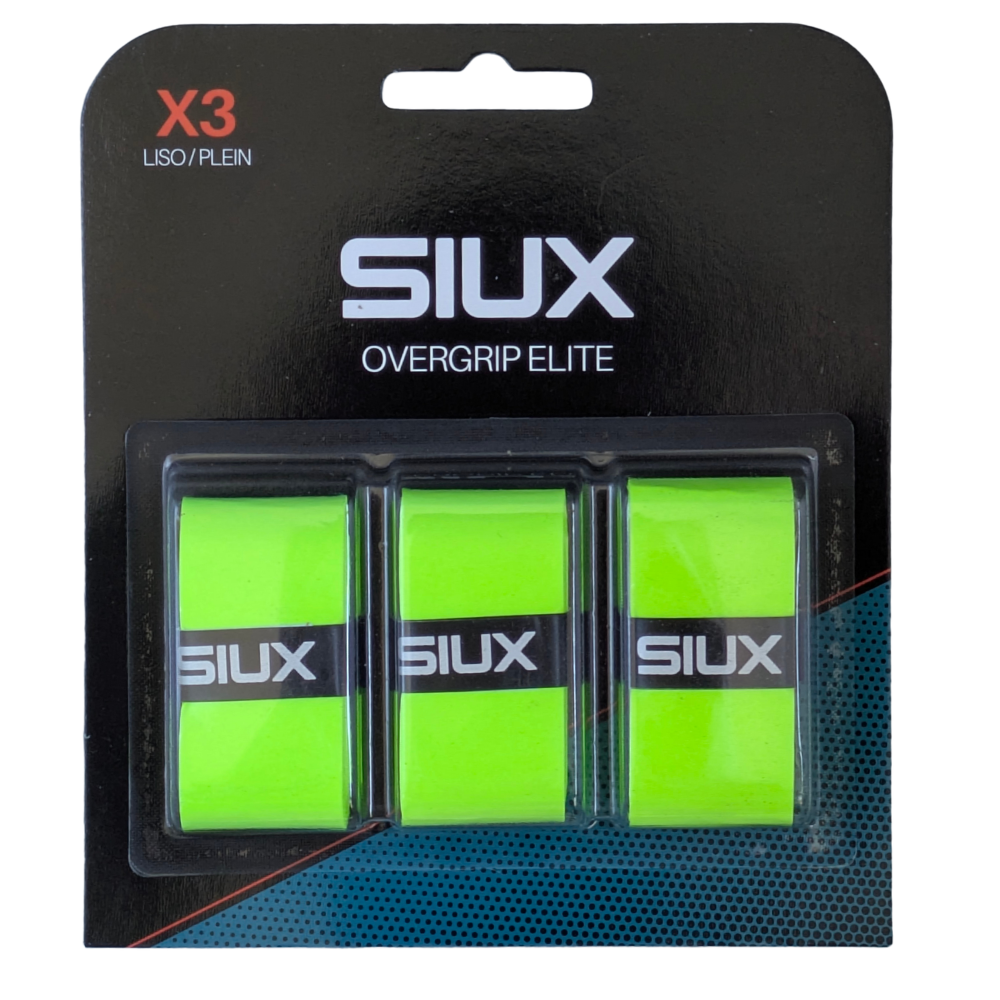 Siux Elite Green Overgrips x3 - Esprit Padel Shop