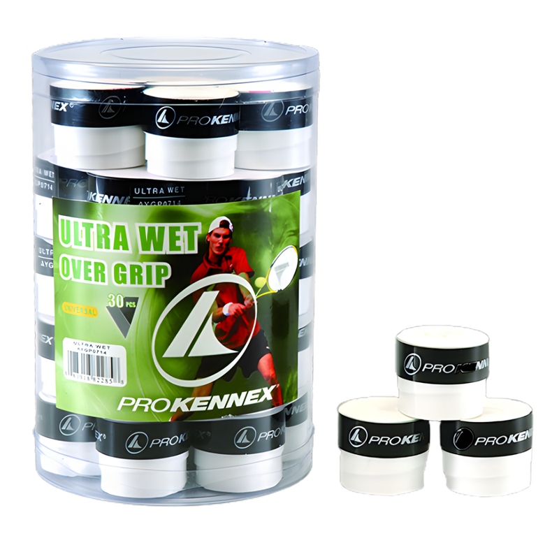 Boîte de 30 Surgrips Pro Kennex Ultra Wet Blanc - Esprit Padel Shop