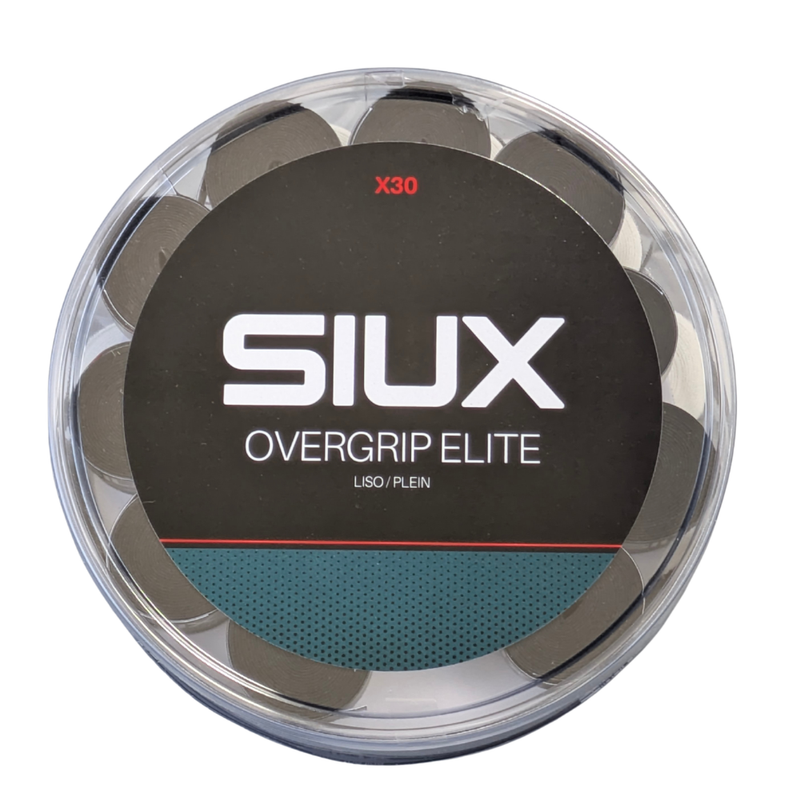 Boîte de 30 Surgrips Siux Elite Noir/Blanc - Esprit Padel Shop
