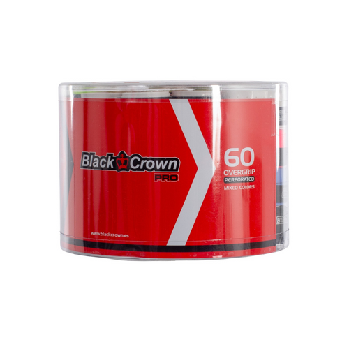 Boîte de 60 surgrips Black Crown Perforados - Esprit Padel Shop