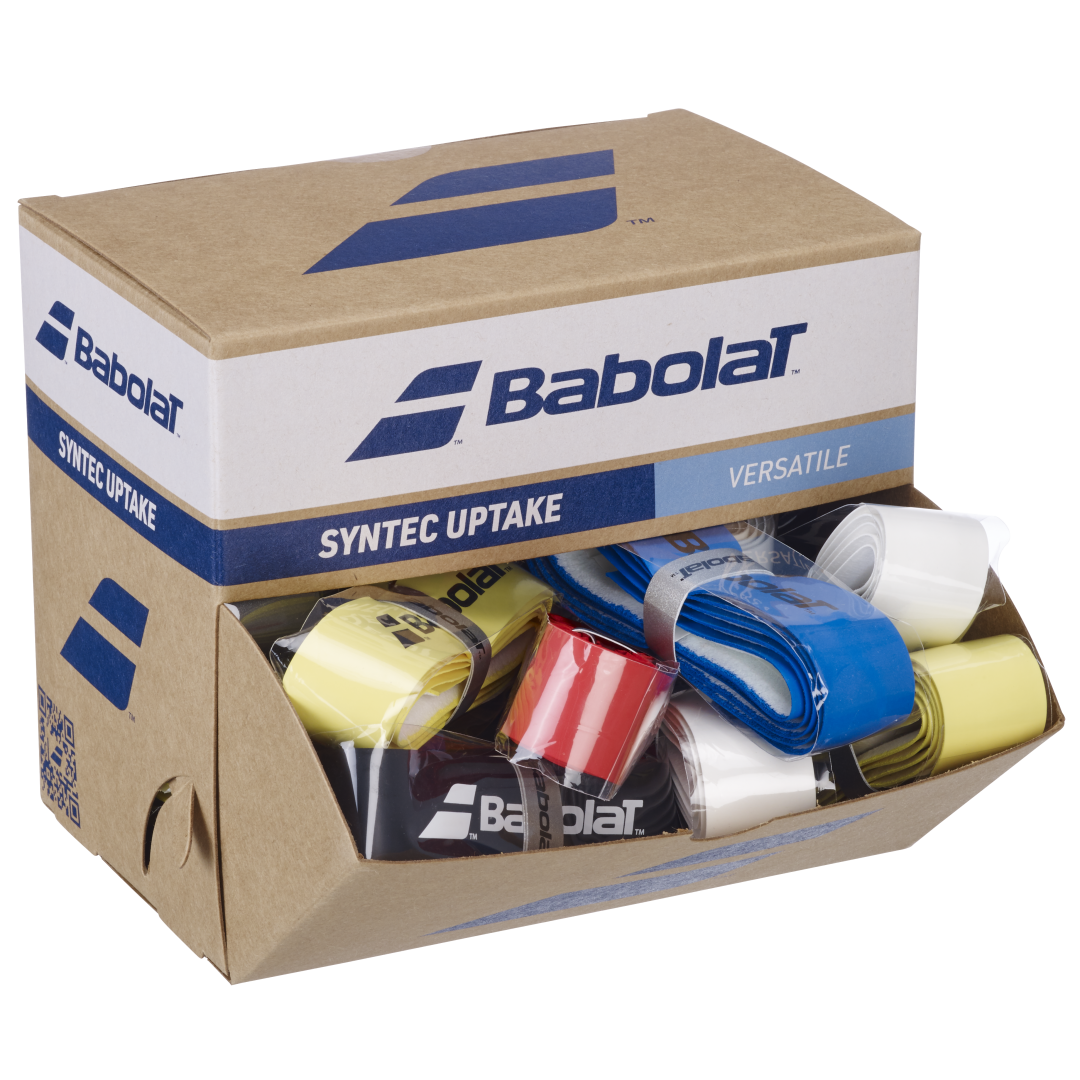 Box of 30 Babolat Syntec Uptake Grips Multicoloured - Esprit Padel Shop