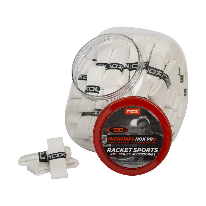 Boîte de surgrips x120 Nox Pro Blanc - Esprit Padel Shop