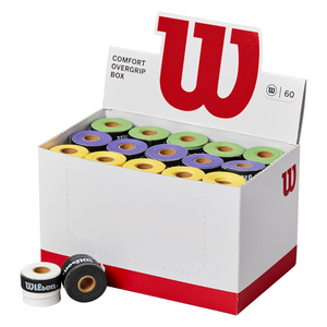 Boîte de surgrips Wilson Overgrip Comfort Couleurs x60 Fermé - Esprit Padel Shop