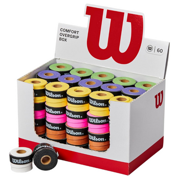 Boîte de surgrips Wilson Overgrip Comfort Couleurs x60 Ouvert - Esprit Padel Shop