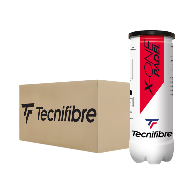 Carton de 24 tubes de balles Tecnifibre X-One - Esprit Padel Shop