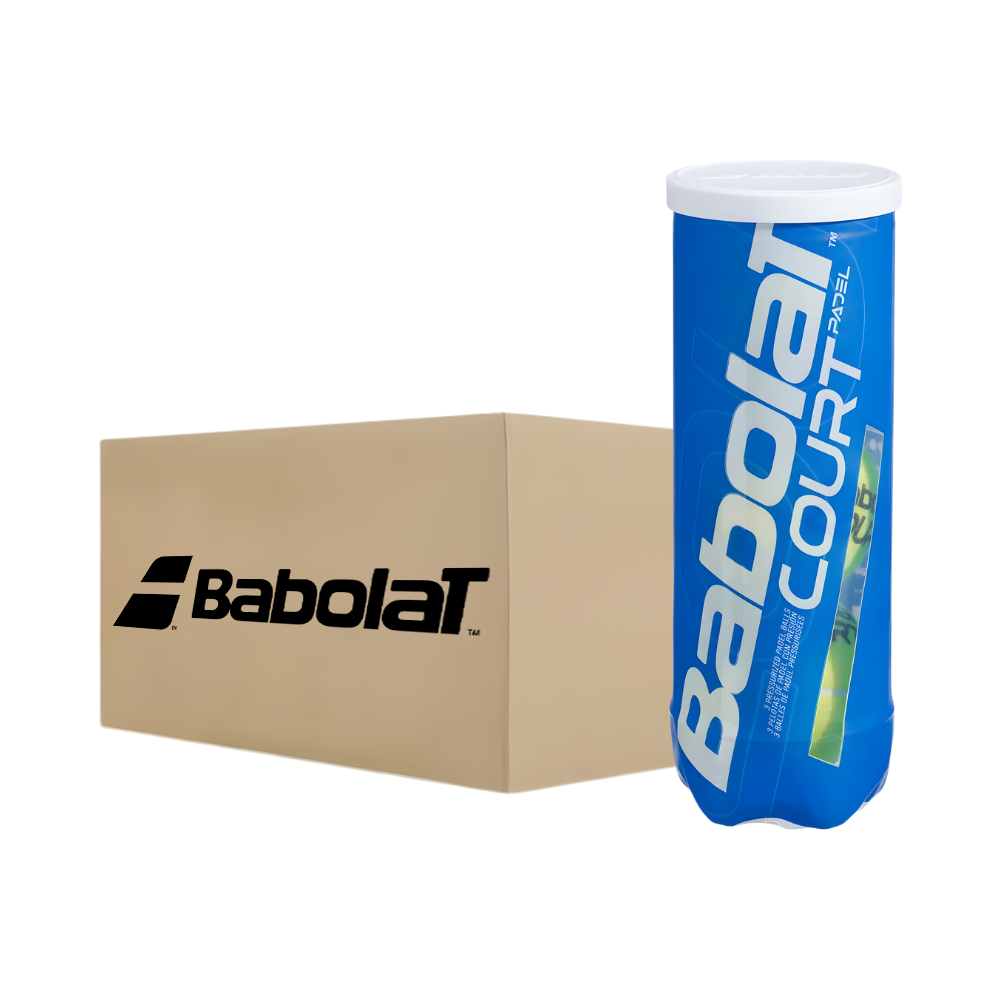 Carton de 24 tubes de balles Babolat Court - Esprit Padel Shop