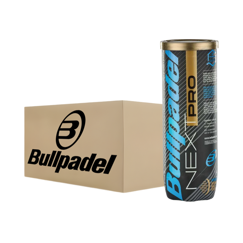 Carton de 24 tubes de balles Bullpadel Next Pro- Esprit Padel Shop