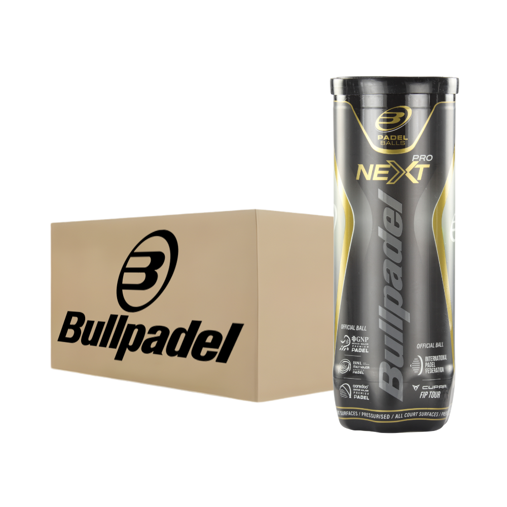 Box of 24 tubes of balls Bullpadel Next Pro- Esprit Padel Shop