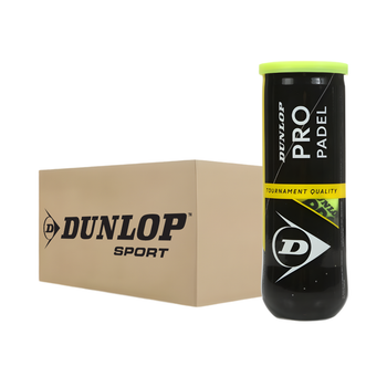 Carton de 24 tubes de balles Dunlop Pro Padel - Esprit Padel Shop