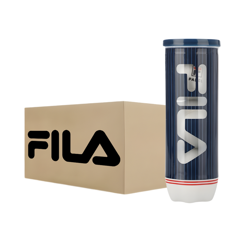 Carton de 24 tubes de balles Fila Premium Blanc - Esprit Padel Shop