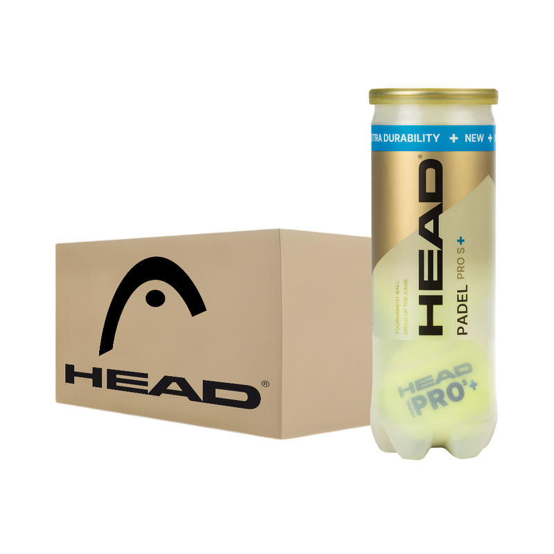 Carton de 24 tubes de balles Head Padel Pro S+ - Esprit Padel Shop