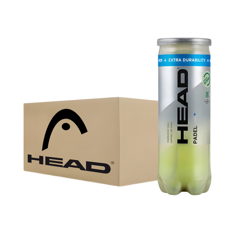 Carton de 24 tubes de balles Head Padel Pro+ - Esprit Padel Shop