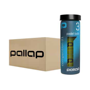 Carton de 24 tubes de balles Pallap Competition 1 - Esprit Padel Shop