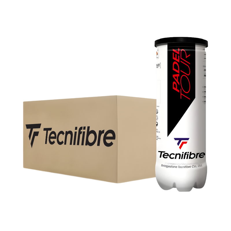 Carton de 24 tubes de balles Tecnifibre Tour - Esprit Padel Shop