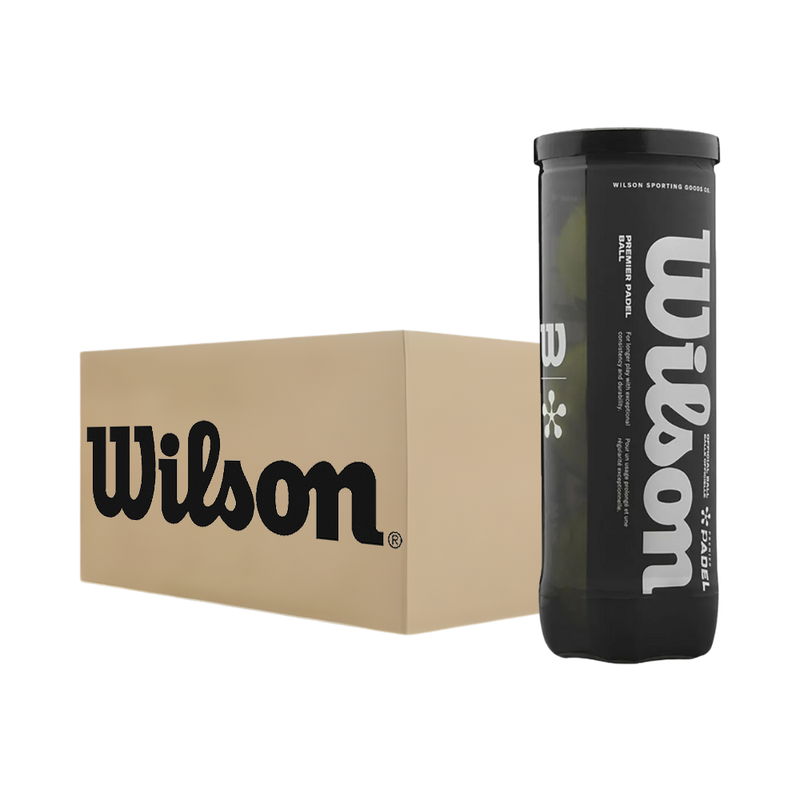 Carton de 24 tubes de balles Wilson Premier Padel - Esprit Padel Shop