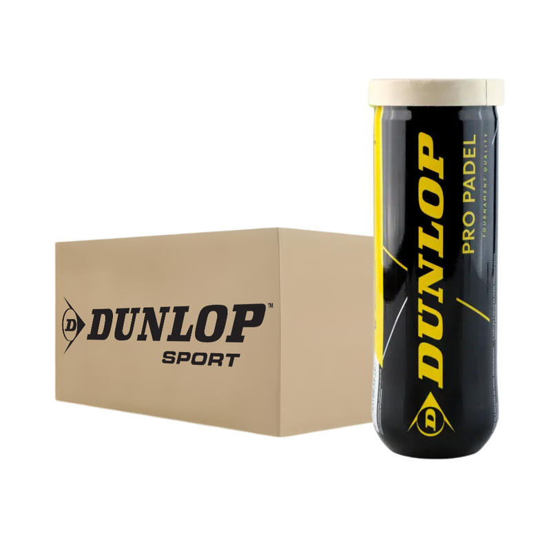 Carton de 24 tubes de balles Dunlop Pro Padel - Esprit Padel Shop
