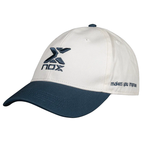 Casquette Nox Street Blanc/Bleu - Esprit Padel Shop