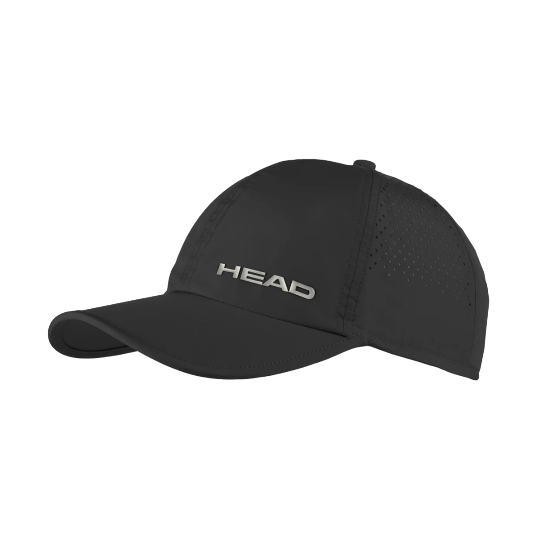 Gorra Head Pro Player Cap Negro Junior - Esprit Padel Shop