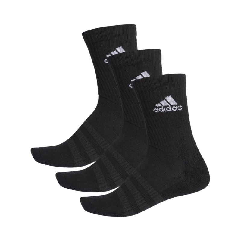 Chaussettes Adidas Cush CRW Noir x3 - Esprit Padel Shop