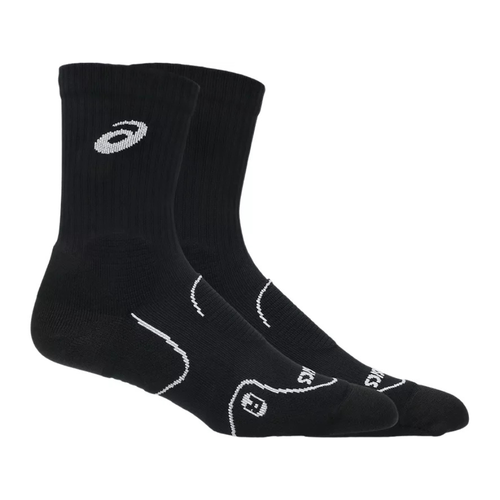 Chaussettes Asics Court+ Crew Noir - Esprit Padel Shop
