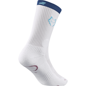 Chaussettes Babolat Mid-Calf Socks Juan Lebron Blanc 2025 - Esprit Padel Shop