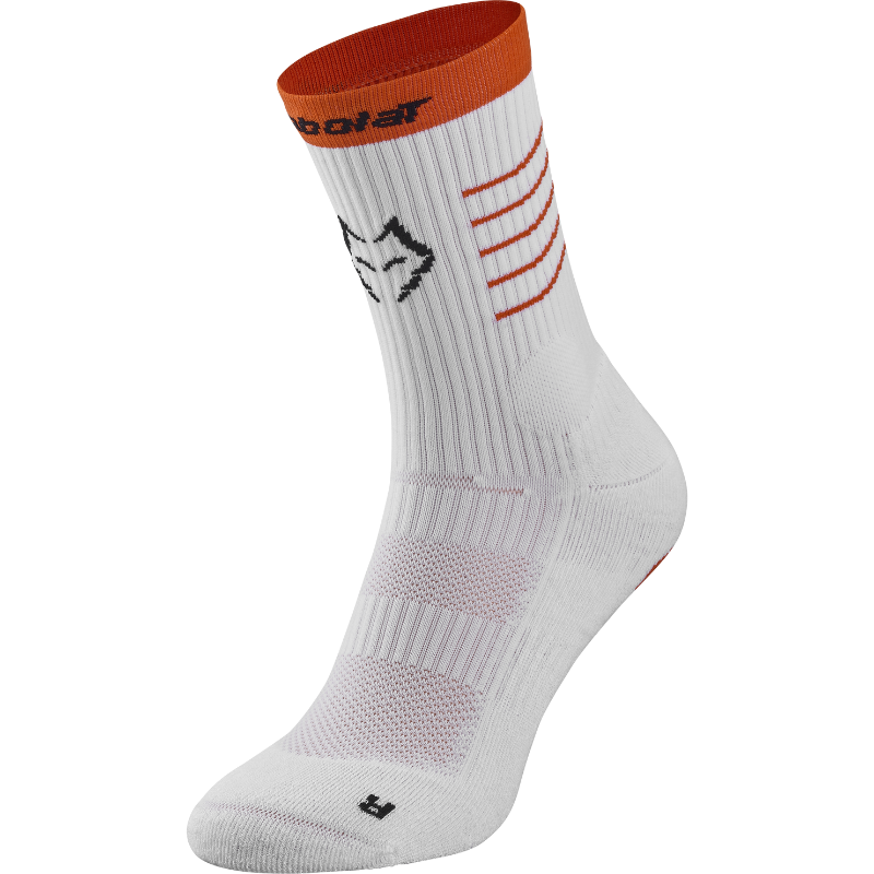Chaussettes Babolat Mid-Calf Socks Juan Lebron Blanc 2026 - Esprit Padel Shop
